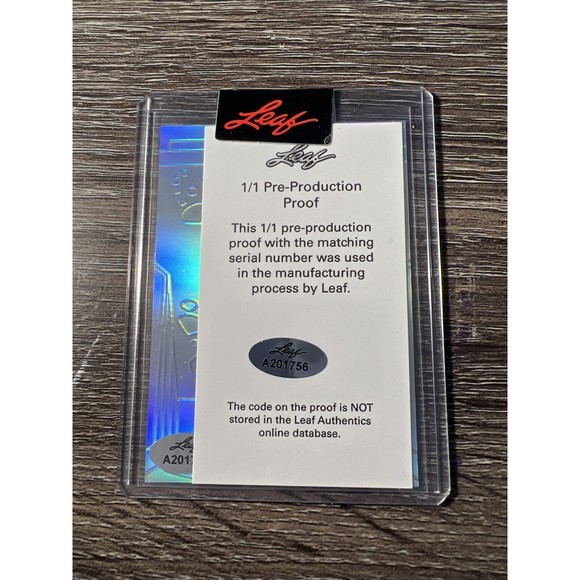 Blake Mitchell 1/1 Auto 2023 Leaf Metal Diamond Wonders - KC Royals #1 PROSPECT - Picture 2 of 2